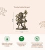 Golden Decorative Pure Brass Hanuman Ji Idol