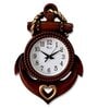 Brown Plastic Decorative Retro Wall Clock