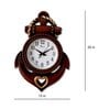 Brown Plastic Decorative Retro Wall Clock