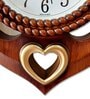 Brown Plastic Decorative Retro Wall Clock