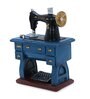 Decorative Sewing Machine  Blue Resin Showpieces