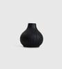 Decorative Small Black Ceramic Vase