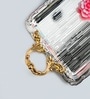 Silver & Gold Iron Decorative Tray With Dual Handles