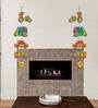 Decorative Vehicles Multicolour Engineered Wood Wall Hanging Quotes