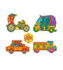 Decorative Vehicles Multicolour Engineered Wood Wall Hanging Quotes