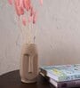 Decorative Viso 6 Inch Beige Ceramic Vase