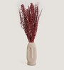 Decorative Viso 6 Inch Beige Ceramic Vase