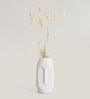 Decorative Viso 6 Inch White Ceramic Vase
