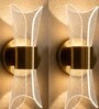 Novelty Wall Light Dot Rumal Design Set of 2