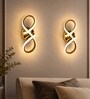 Golden Infinity Novelty Wall Light Set of 2