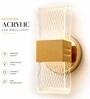 Golden Novelty Wall Light Set of 1