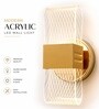 Golden Novelty Wall Light Set of 2