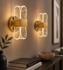 Golden Novelty Wall Light Set of 1