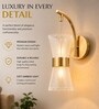 Golden Novelty Wall Light Set of 1