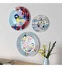 Decorative Wall Plates In Colorful Humming Bird Design Set Of 3