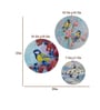 Decorative Wall Plates In Colorful Humming Bird Design Set Of 3
