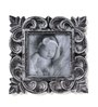 Decorative Wooden Single Photoframe  Antique Finish in Silver Colour