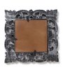 Decorative Wooden Single Photoframe  Antique Finish in Silver Colour