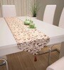 Brown Fabric 80x12 Inches Table Runner