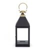 Decorous Black Metal Table Lantern