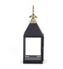 Decorous Black Metal Table Lantern