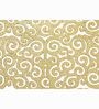 Tiansh Scroll Gold Square Table Placemat 12 Inch Set Of 2