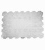Silver Synthetic Leather Solid Placemats Set of 2