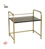 Black & Gold Mild Steel Premium Microwave & OTG Stand For Kitchen Counter