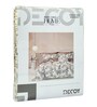 Cream Abstract 180 TC Polyester Bedsheet With Single Size Bedsheet With 1 Pillow Cover