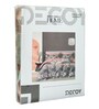 Grey Abstract 180 TC Polyester Bedsheet With Single Size Bedsheet With 1 Pillow Cover
