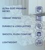 Cream Abstract 180 TC Polyester Bedsheet With Single Size Bedsheet With 1 Pillow Cover