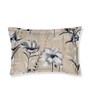 Beige Floral 180 TC Polyester Bedsheet With Single Size Bedsheet With 1 Pillow Cover