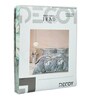 Grey Floral 180 TC Polyester Bedsheet With Single Size Bedsheet With 1 Pillow Cover