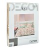 Brown Floral 180 TC Polyester Bedsheet With Single Size Bedsheet With 1 Pillow Cover