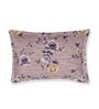 Purple Floral 180 TC Polyester Bedsheet With Single Size Bedsheet With 1 Pillow Cover