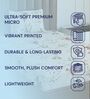 Beige Floral 180 TC Polyester Bedsheet With Single Size Bedsheet With 1 Pillow Cover