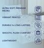 Grey Floral 180 TC Polyester Bedsheet With Single Size Bedsheet With 1 Pillow Cover
