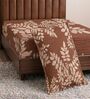 Red Floral 180 TC Polyester Bedsheet With Single Size Bedsheet With 1 Pillow Cover