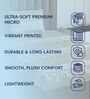Beige Printed 180 TC Polyester Bedsheet With Single Size Bedsheet With 1 Pillow Cover