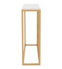 Dee Metal Console Table in Golden Finish