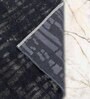 Deep Blue Wool Abstract 5 x 8 Feet Hand Knotted Carpet