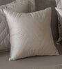 Deep Grey 300TC 100% Cotton Solid & Quilted Double Bedding Set