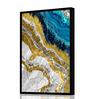 Deep Sea Multicolour Synthetic Wood Wall Art