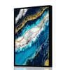 Deep Sea Multicolour Synthetic Wood Wall Art