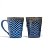 Deep Sky Hue Coffee Mug Set of 2(275 ML Each) Microwave Safe Coffee Mugs
