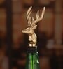 Aluminium Deer Bottle Stopper And Bottle Opener Combo Set (Pack Of 2)