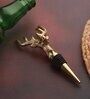 Aluminium Deer Bottle Stopper And Bottle Opener Combo Set (Pack Of 2)