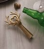 Aluminium Deer Bottle Stopper And Bottle Opener Combo Set (Pack Of 2)