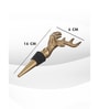 Aluminium Deer Bottle Stopper And Bottle Opener Combo Set (Pack Of 2)
