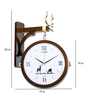 Brown Plastic Double Sided Platform Clock